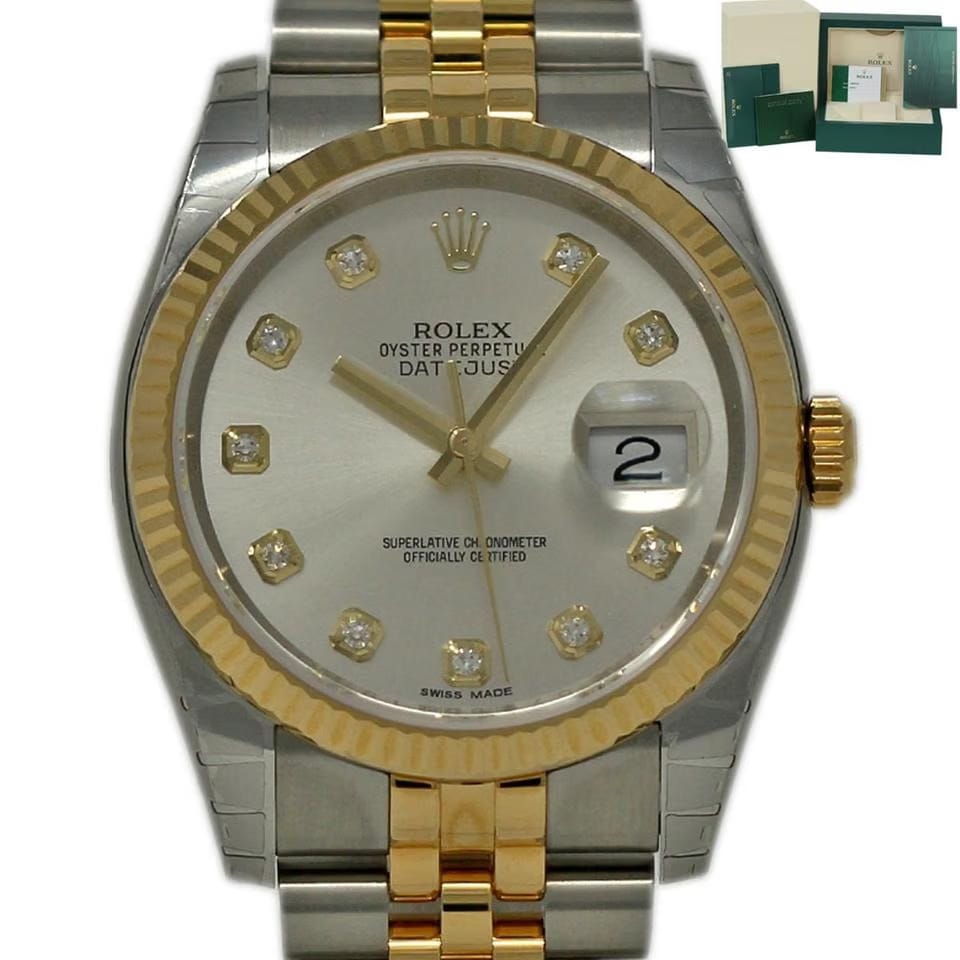 Rolex | Datejust | 116233 | Steel | 36 mm | Gold/Steel | Silver | Automatic