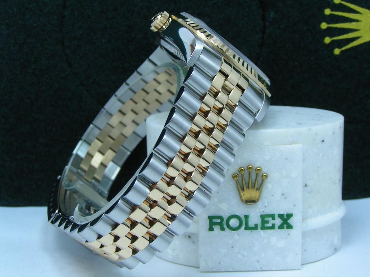 Rolex | Datejust | 16233 | Gold/Steel | 36 mm | Gold/Steel | Black | Automatic