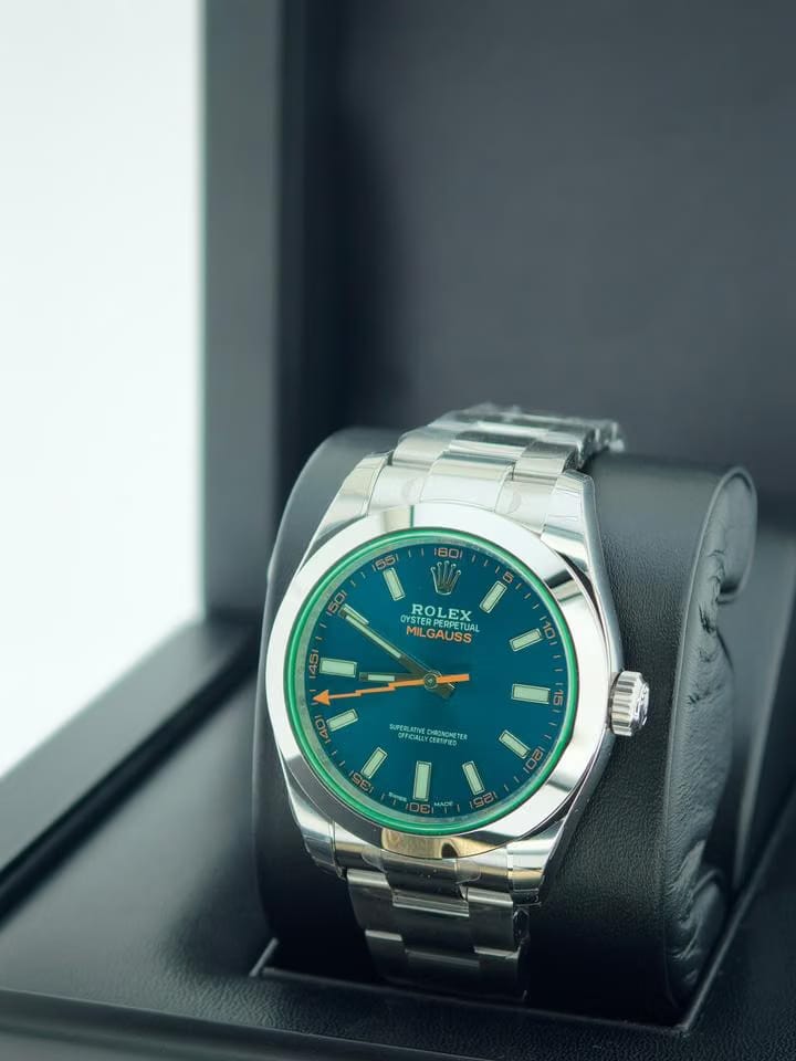Rolex | Milgauss | 116400 | Steel | 40 mm | Steel | Blue | Automatic