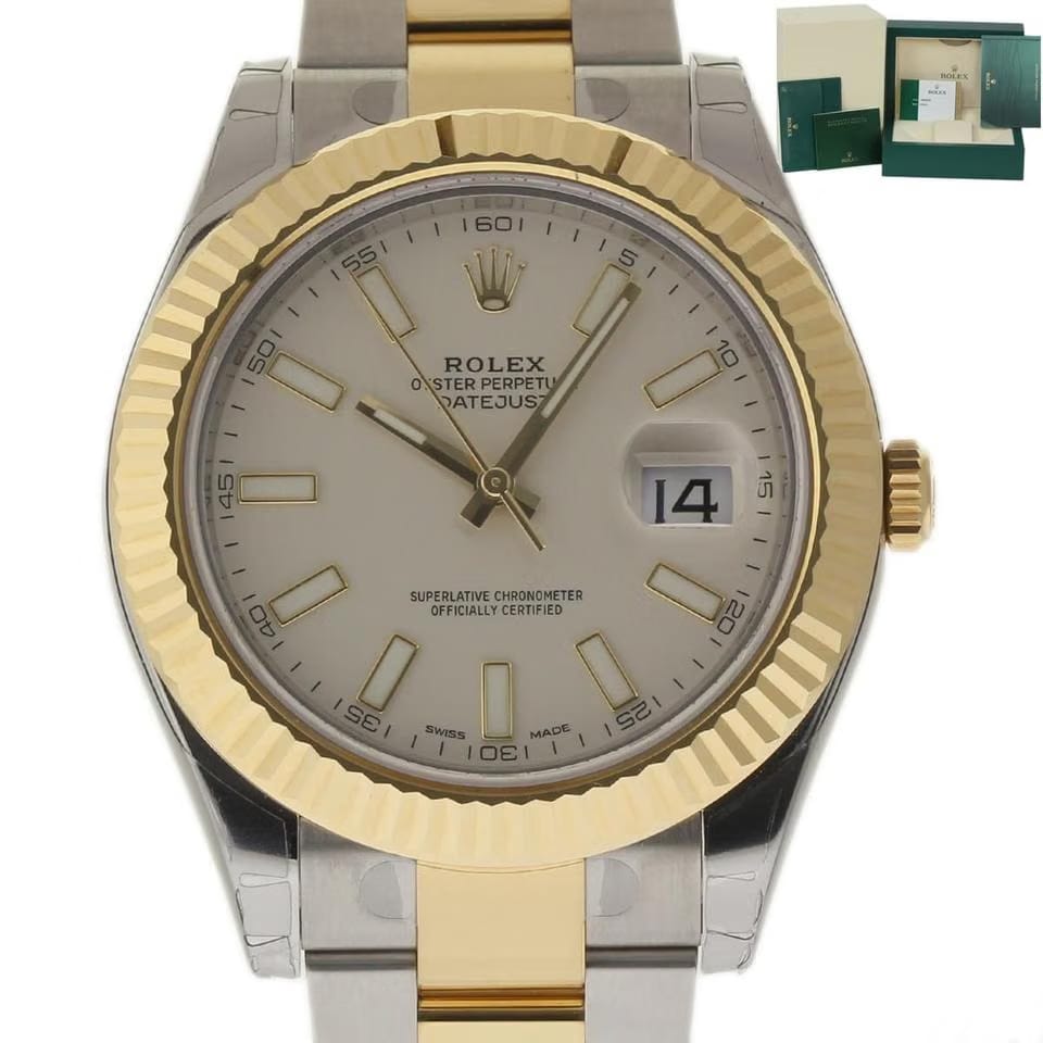 Rolex | Datejust | 116333 | Steel | 41 mm | Gold/Steel | Champagne | Automatic