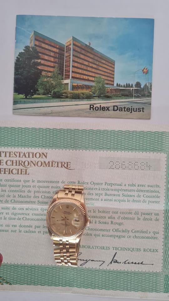 Rolex | Datejust | 2868684 | Yellow gold | 36 mm | Yellow gold | Gold | Automatic