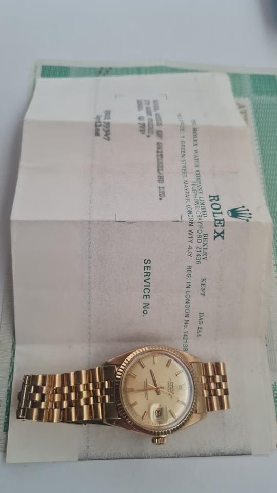 Rolex | Datejust | 2868684 | Yellow gold | 36 mm | Yellow gold | Gold | Automatic