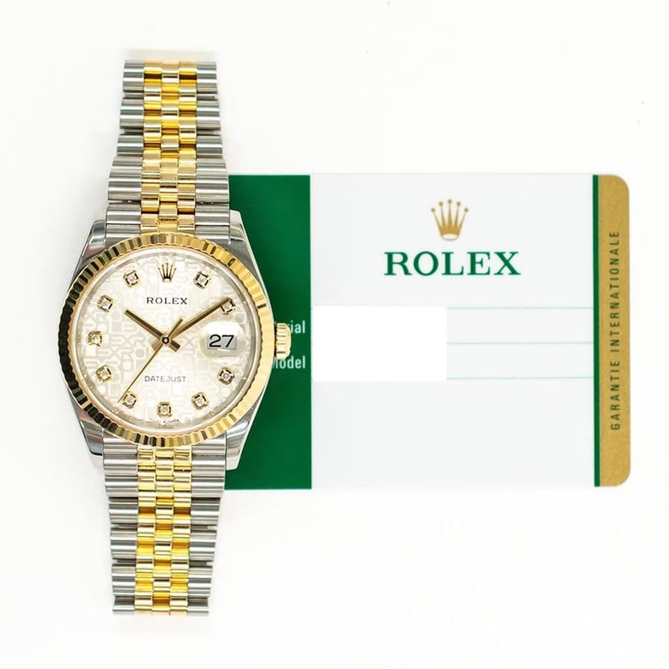 Rolex | Datejust | 126233 | Gold/Steel | 36 mm | Gold/Steel | Silver | Automatic