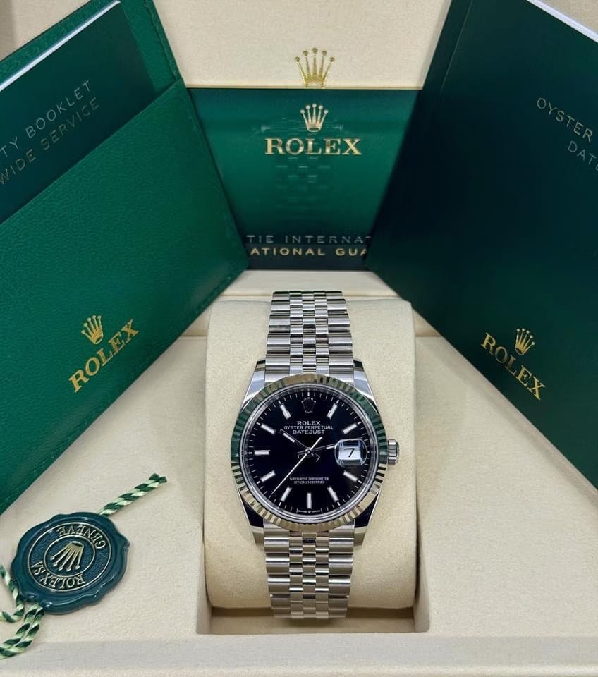 Rolex | Datejust | 126234-0015 | Steel | 36 mm | Steel | Black | Automatic