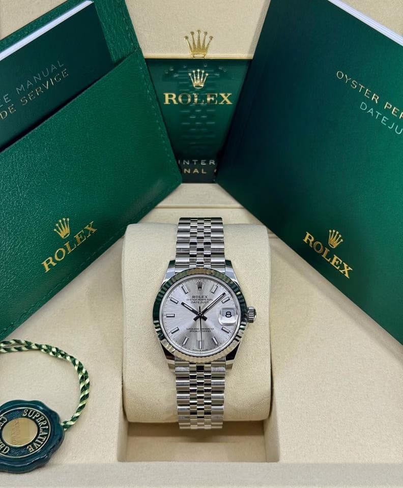 Rolex | Datejust | 278274-0012 | White gold | 31 mm | Steel | Silver | Automatic