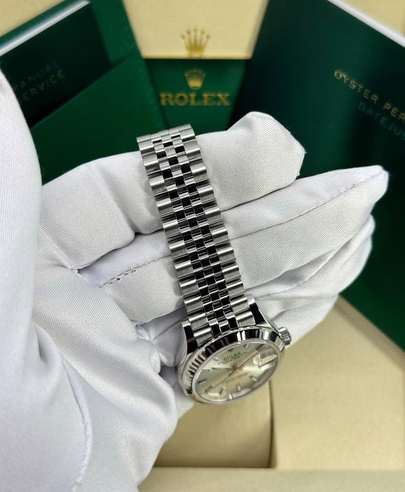 Rolex | Datejust | 278274-0012 | White gold | 31 mm | Steel | Silver | Automatic