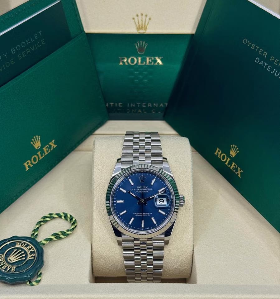 Rolex | Datejust | 126234-0017 | Steel | 36 mm | Steel | Blue | Automatic