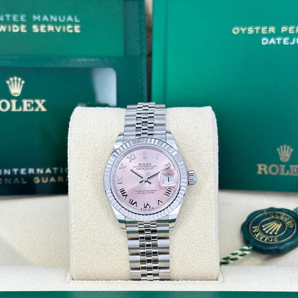 Rolex | Datejust | 279174 | White gold | 28 mm | Steel | Pink | Automatic
