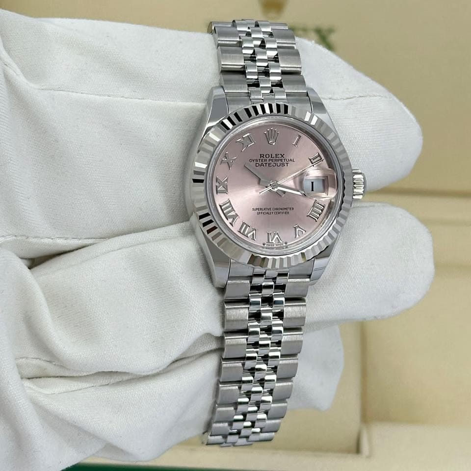 Rolex | Datejust | 279174 | White gold | 28 mm | Steel | Pink | Automatic