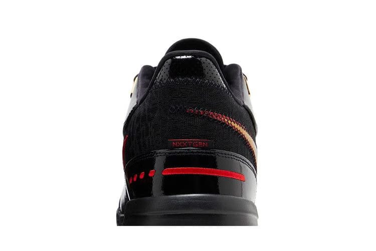 Zoom LeBron NXXT Gen AMPD Black Metallic Gold Red