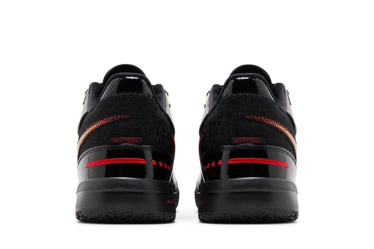 Zoom LeBron NXXT Gen AMPD Black Metallic Gold Red