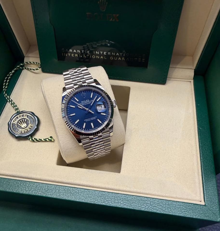 Rolex | Datejust | 126234 2026 New Unworn | Gold/Steel | 36 mm | Steel | Blue | Automatic