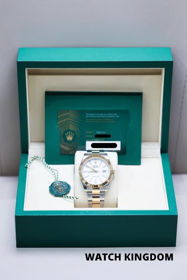 Rolex | Datejust | 126333 | Gold/Steel | 41 mm | Gold/Steel | White | Automatic