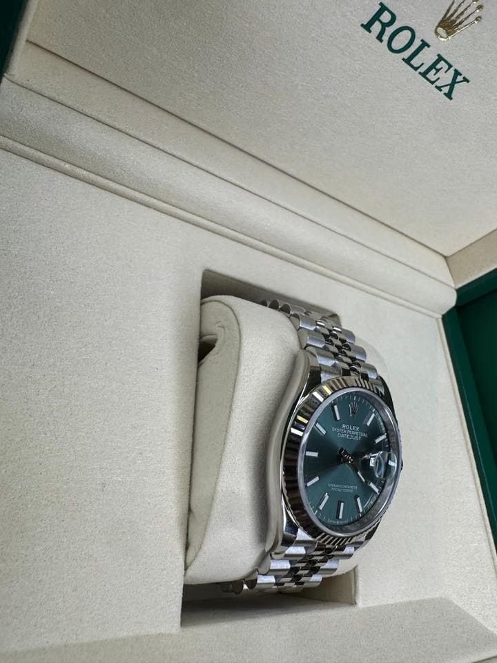 Rolex | Datejust | 126234 | Gold/Steel | 36 mm | Steel | Green | Automatic