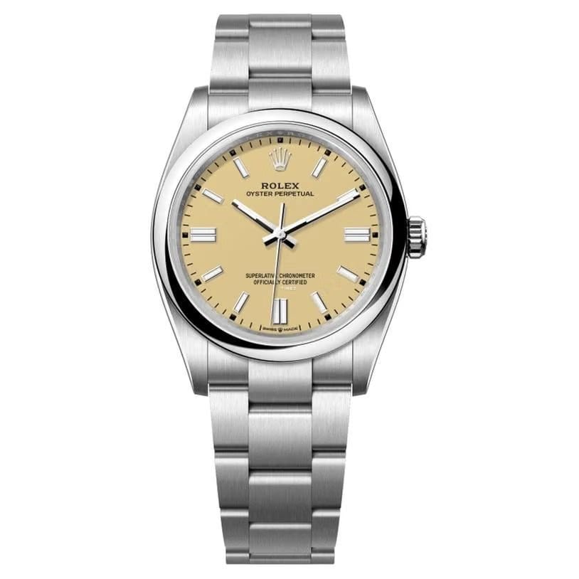 Rolex | Oyster Perpetual | 126000-0012 | Steel | 36 mm | Steel | Champagne | Automatic