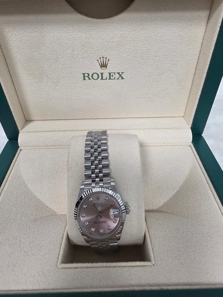 Rolex | Datejust | 278274 | White gold | 31 mm | Steel | Pink | Automatic