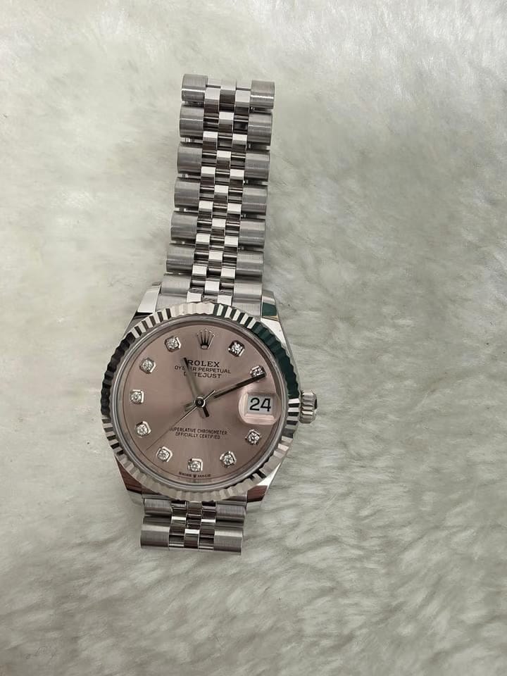 Rolex | Datejust | 278274 | White gold | 31 mm | Steel | Pink | Automatic