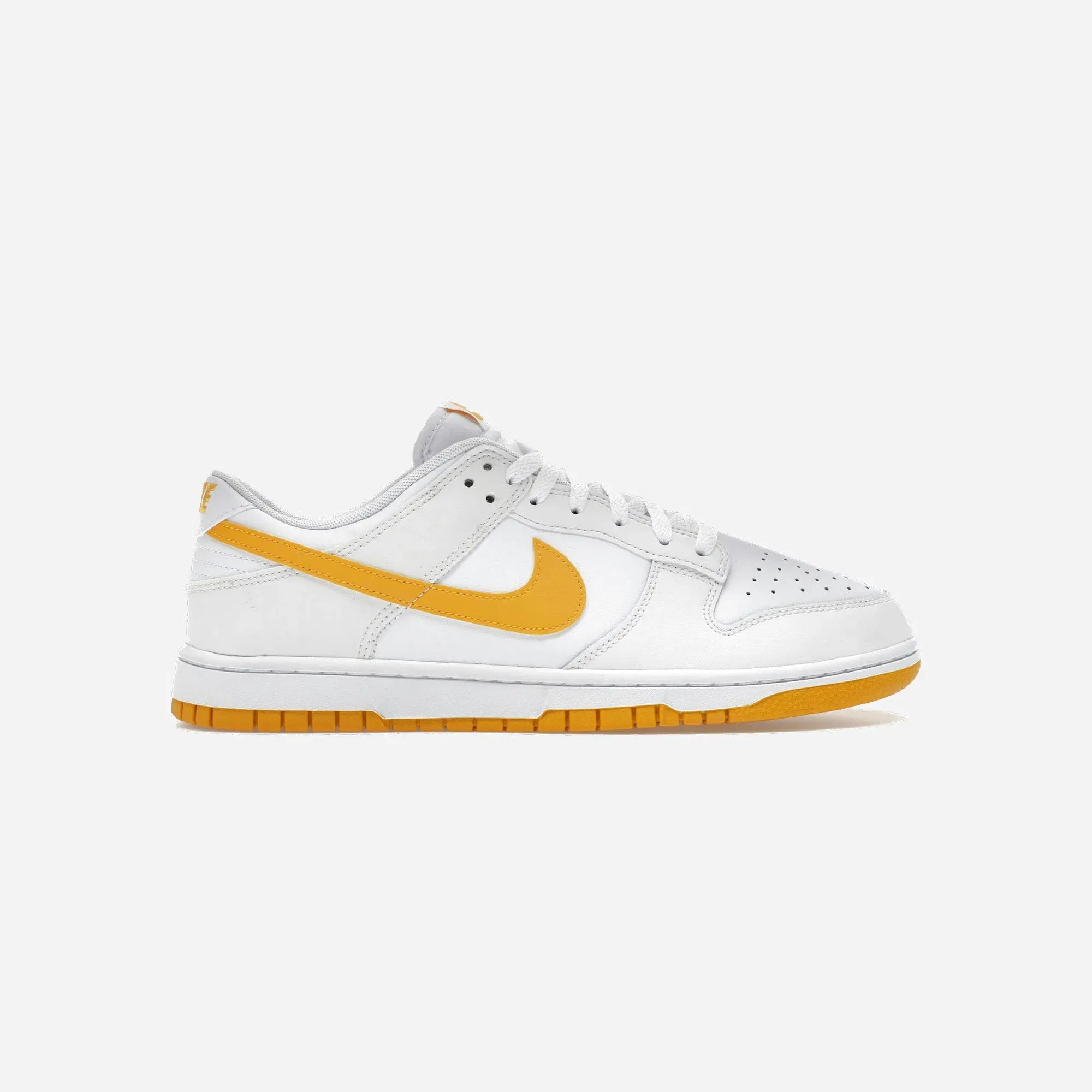 Dunk Low White University Gold
