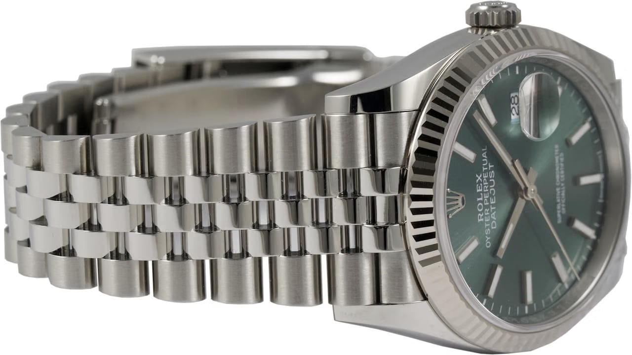 Rolex | Datejust | 126234-0051 | Steel | 36 mm | Steel | Green | Automatic