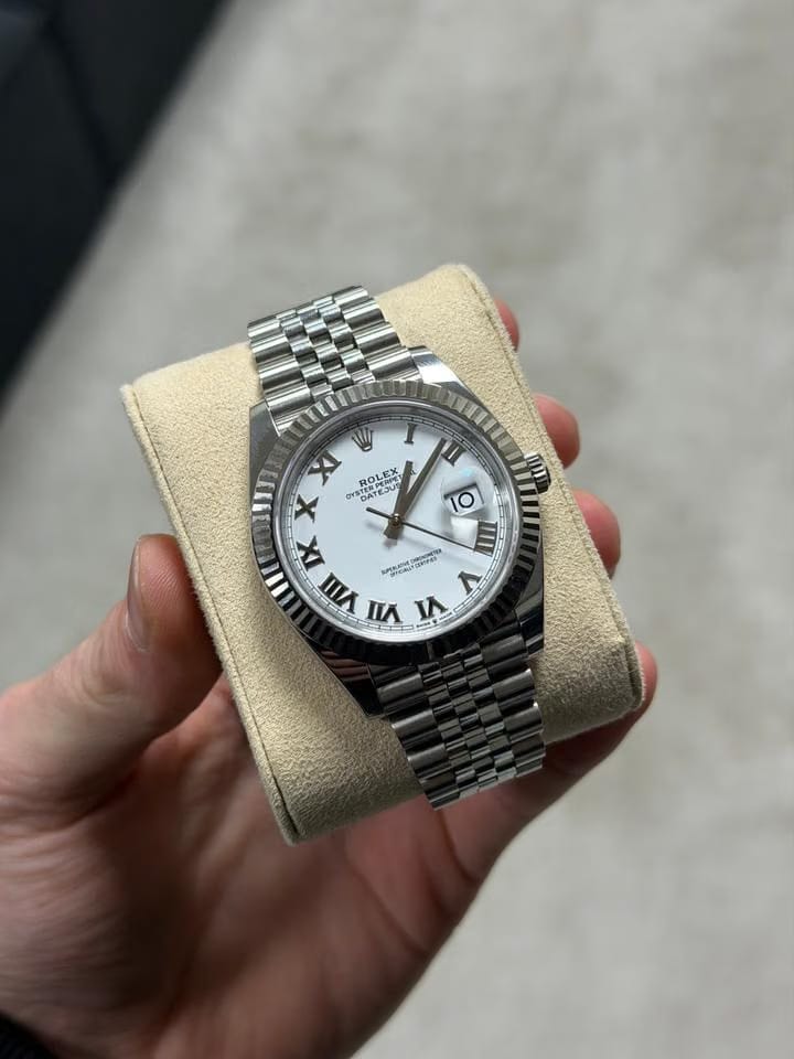 Rolex | Datejust | 126334 | White gold and steel | 41 mm | Steel | White | Automatic