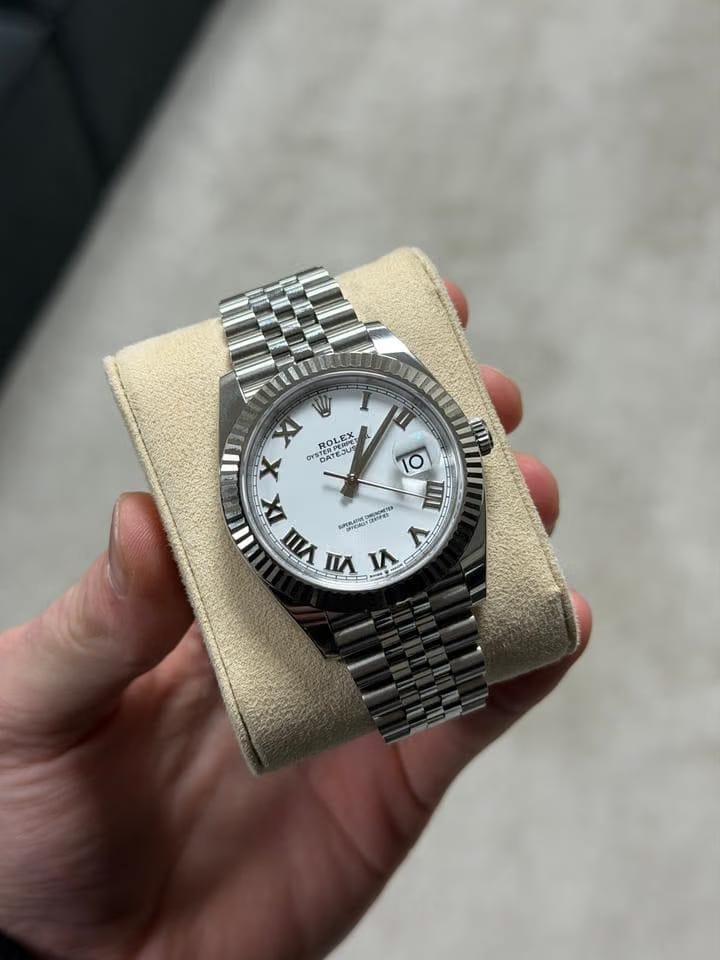 Rolex | Datejust | 126334 | White gold and steel | 41 mm | Steel | White | Automatic
