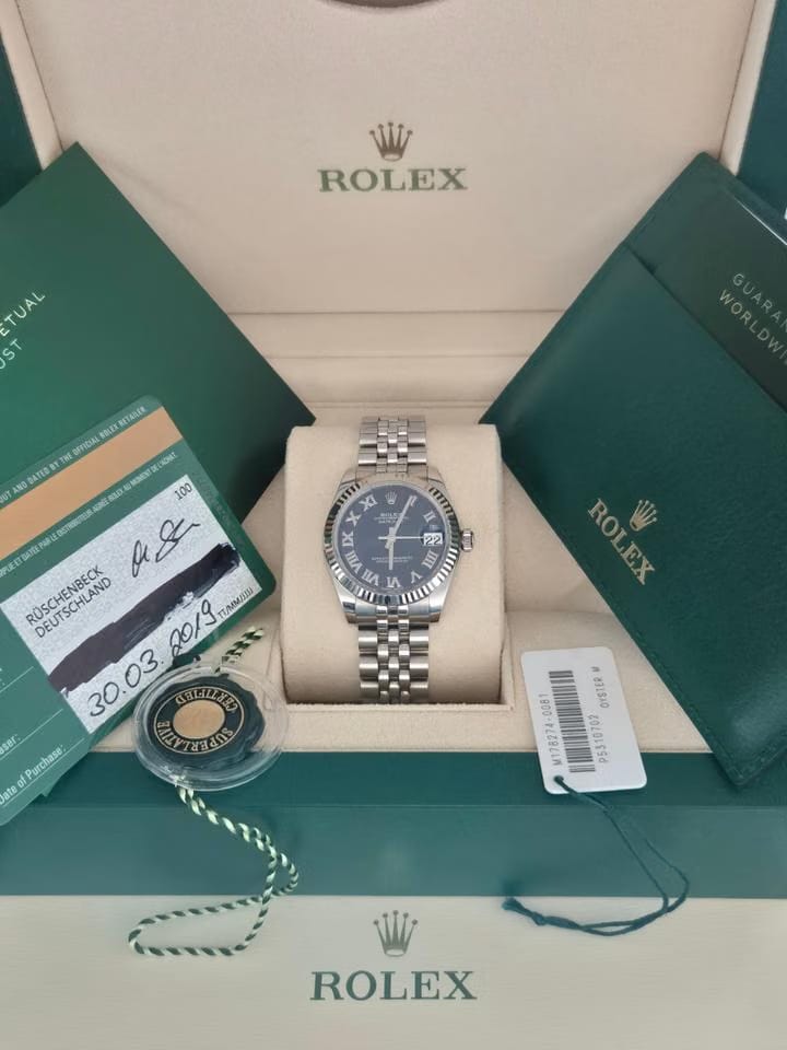 Rolex | Datejust | 178274 | Steel | 31 mm | Steel | Blue | Automatic