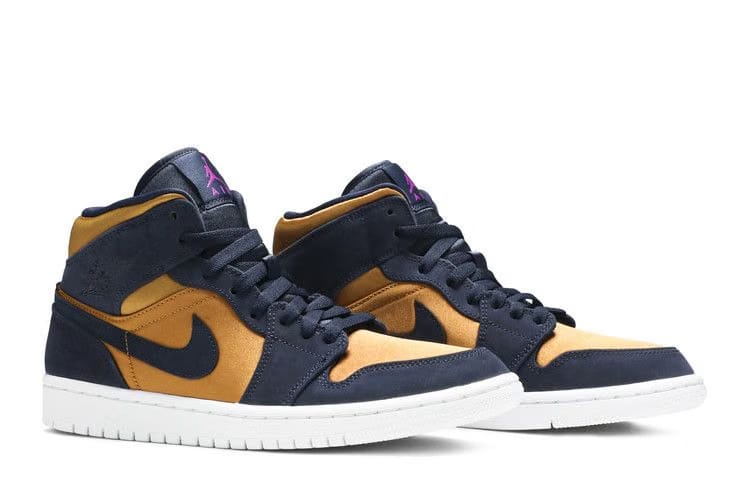 Air Jordan 1 Mid SE Premium Stain Gold
