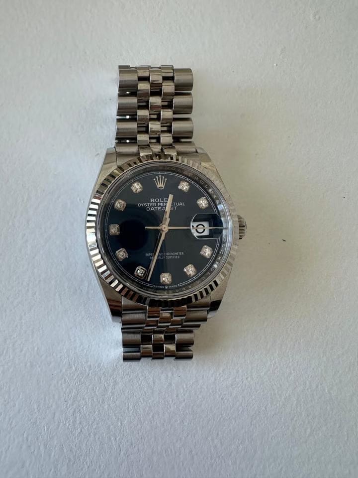 Rolex | Datejust | 4D4844CB | Steel | 36 mm | Steel | Blue | Automatic