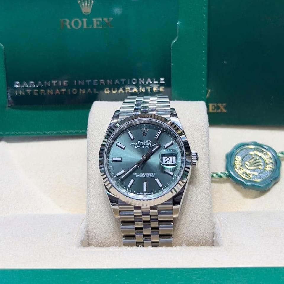Rolex | Datejust | 126234 | Steel | 36mm mm | Steel | Green | Automatic