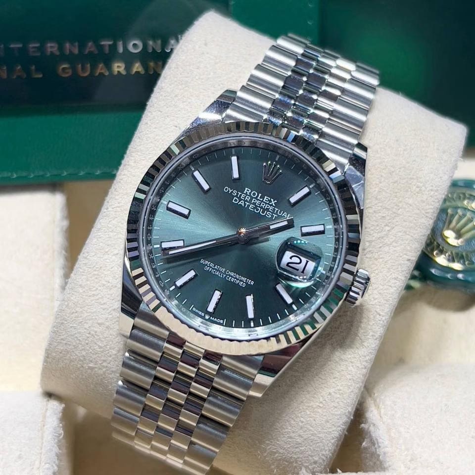 Rolex | Datejust | 126234 | Steel | 36mm mm | Steel | Green | Automatic