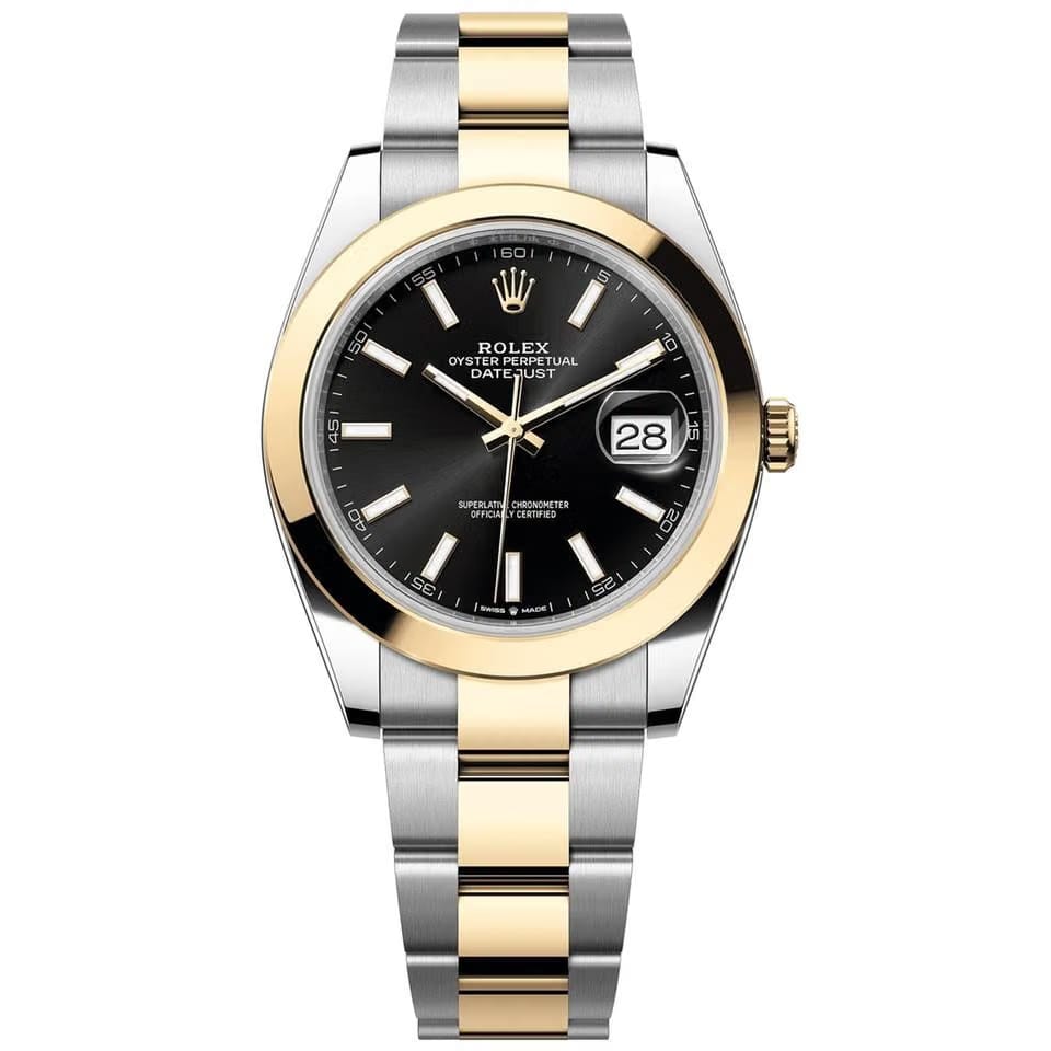 Rolex | Datejust | 126303 | Gold/Steel | 41 mm | Gold/Steel | Black | Automatic