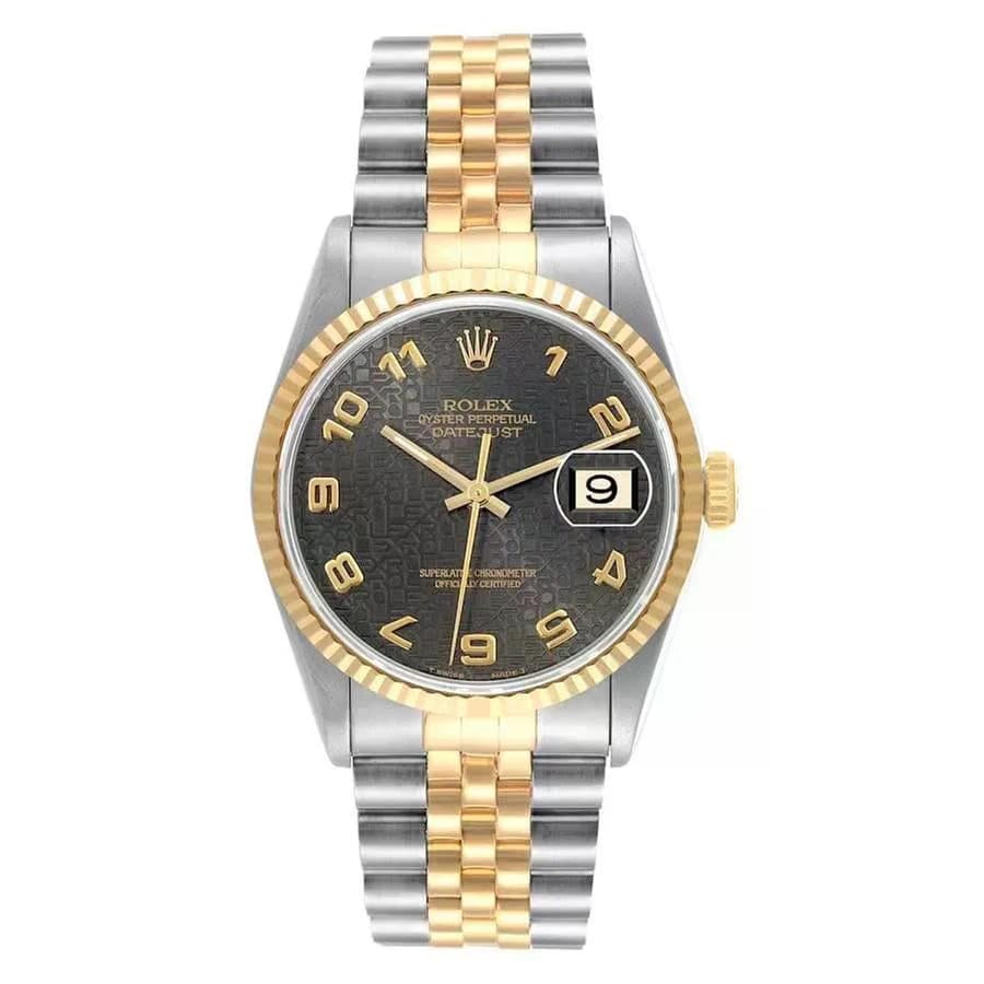 Rolex | Datejust | 116233 | Gold/Steel | 36 mm | Gold/Steel | Brown | Automatic
