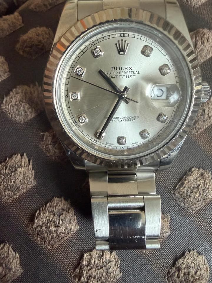 Rolex | Datejust | 116334 | White gold | 41 mm | Steel | Silver | Automatic