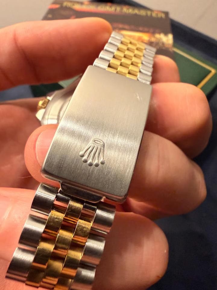 Rolex | GMT-Master II | 16713 | Yellow gold | 40 mm | Gold/Steel | Brown | Automatic