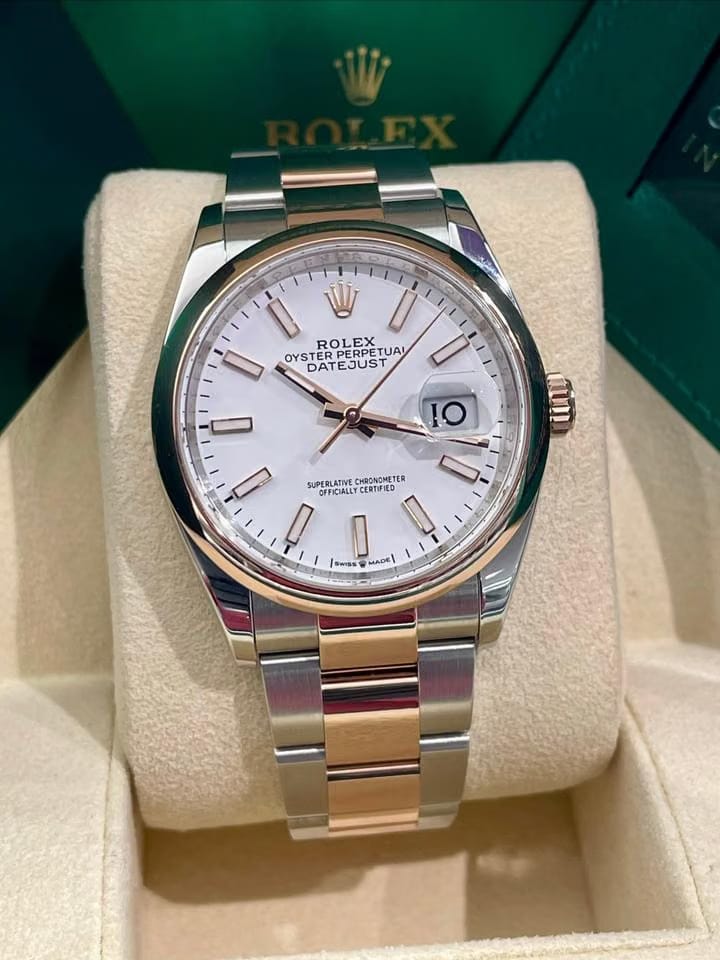 Rolex | Datejust | 126201 | Gold/Steel | 36 mm | Gold/Steel | White | Automatic
