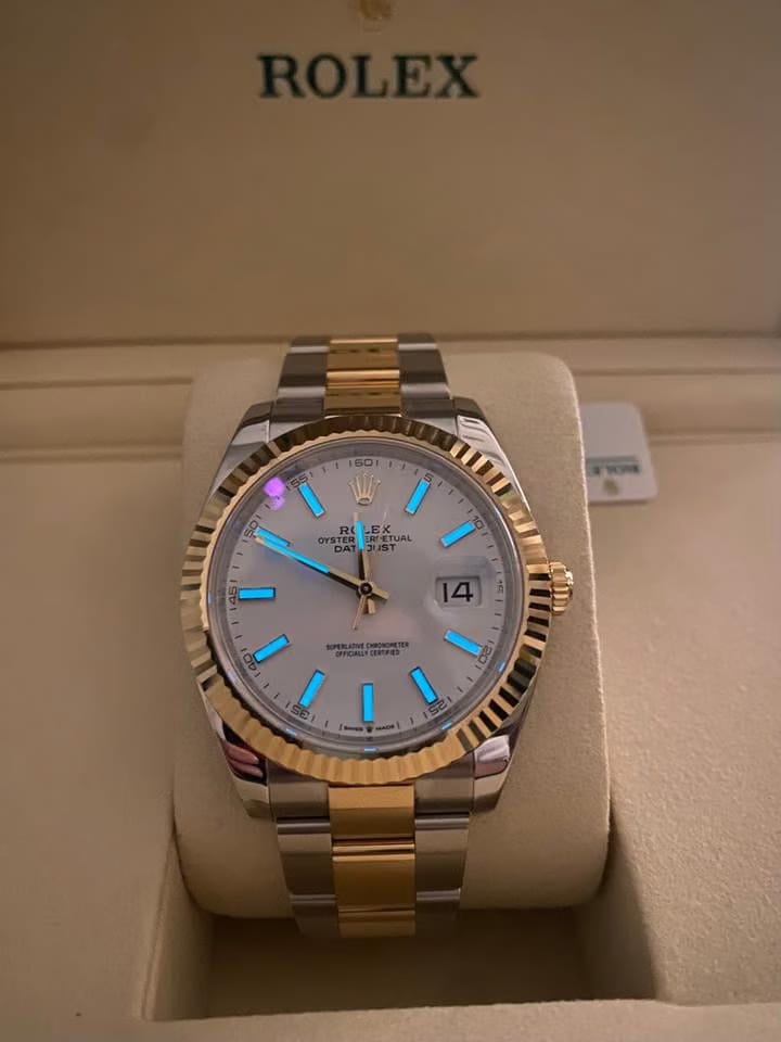 Rolex | Datejust | 126333 | Steel | 41 mm | Gold/Steel | White | Automatic
