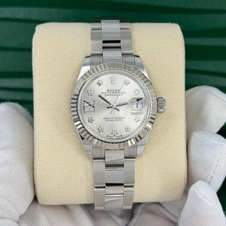 Rolex | Datejust | 279174 | White gold | 28 mm | Steel | Silver | Automatic