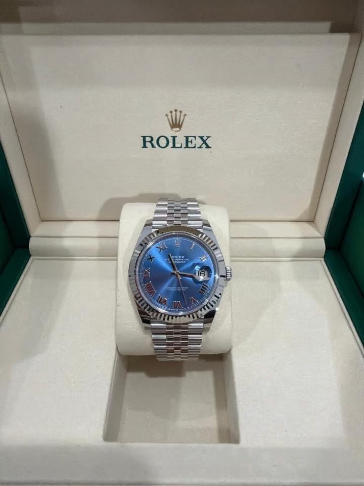 Rolex | Datejust | 126334 | Sapphire crystal | 41 mm | Steel | Blue | Automatic