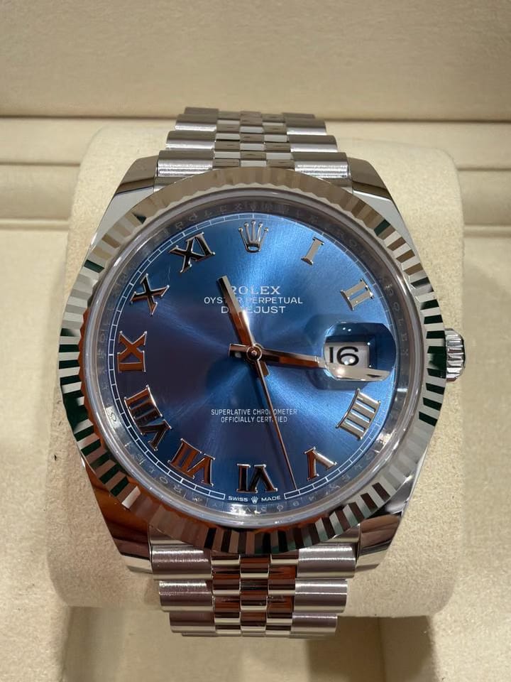 Rolex | Datejust | 126334 | Sapphire crystal | 41 mm | Steel | Blue | Automatic
