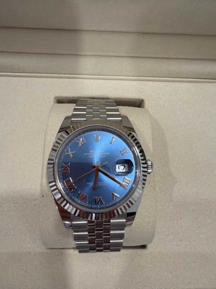Rolex | Datejust | 126334 | Sapphire crystal | 41 mm | Steel | Blue | Automatic