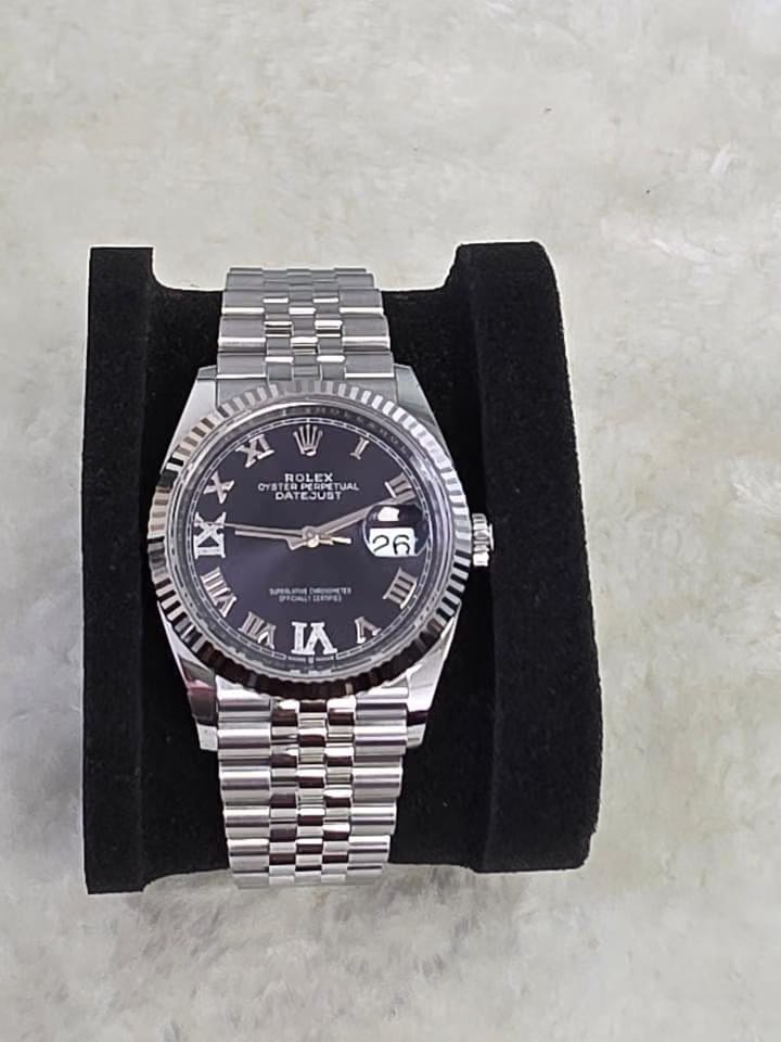 Rolex | Datejust | 126234 | Steel | 31 mm | Steel | Purple | Automatic