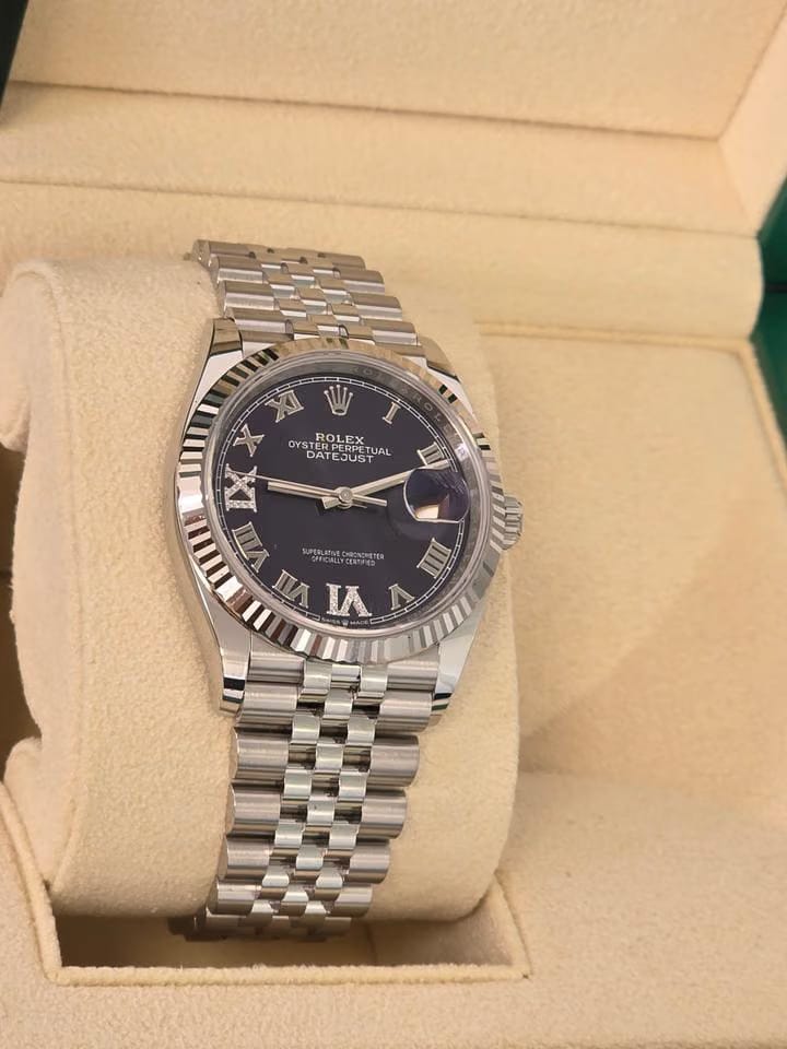 Rolex | Datejust | 126234 | Steel | 31 mm | Steel | Purple | Automatic
