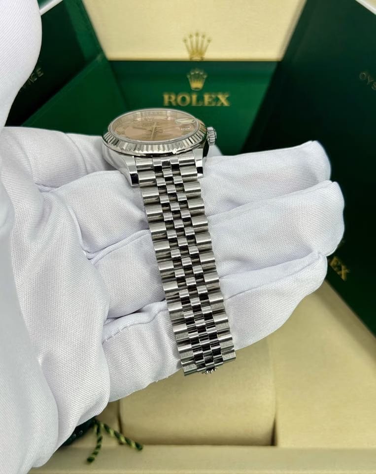 Rolex | Datejust | 278274-0020 | White gold | 31 mm | Steel | Pink | Automatic