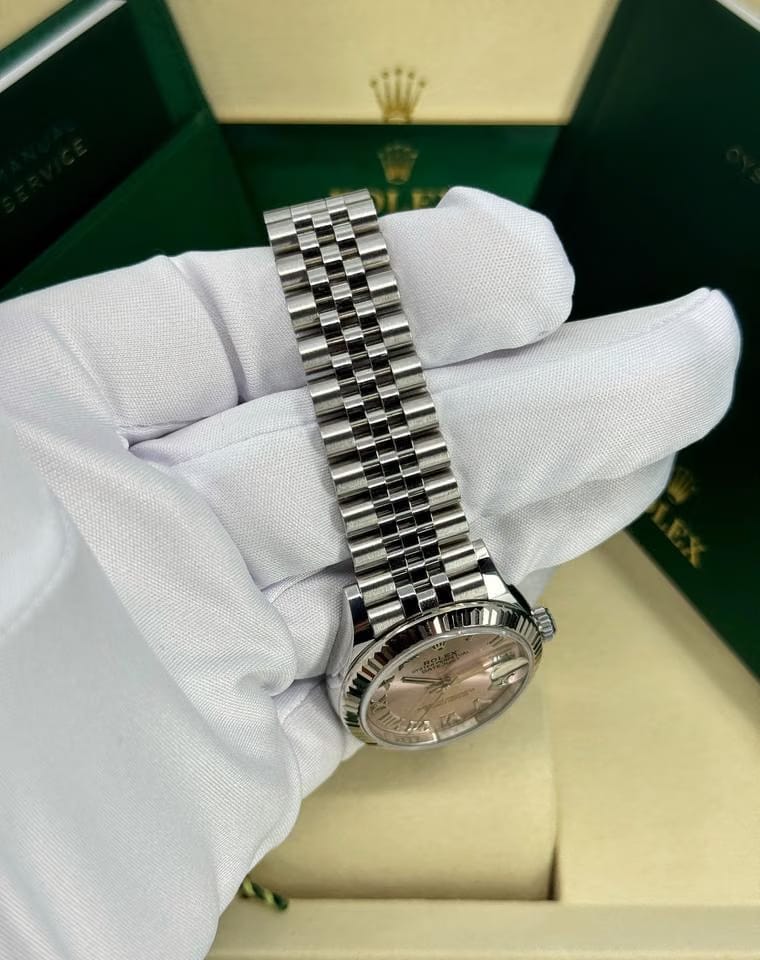 Rolex | Datejust | 278274-0020 | White gold | 31 mm | Steel | Pink | Automatic