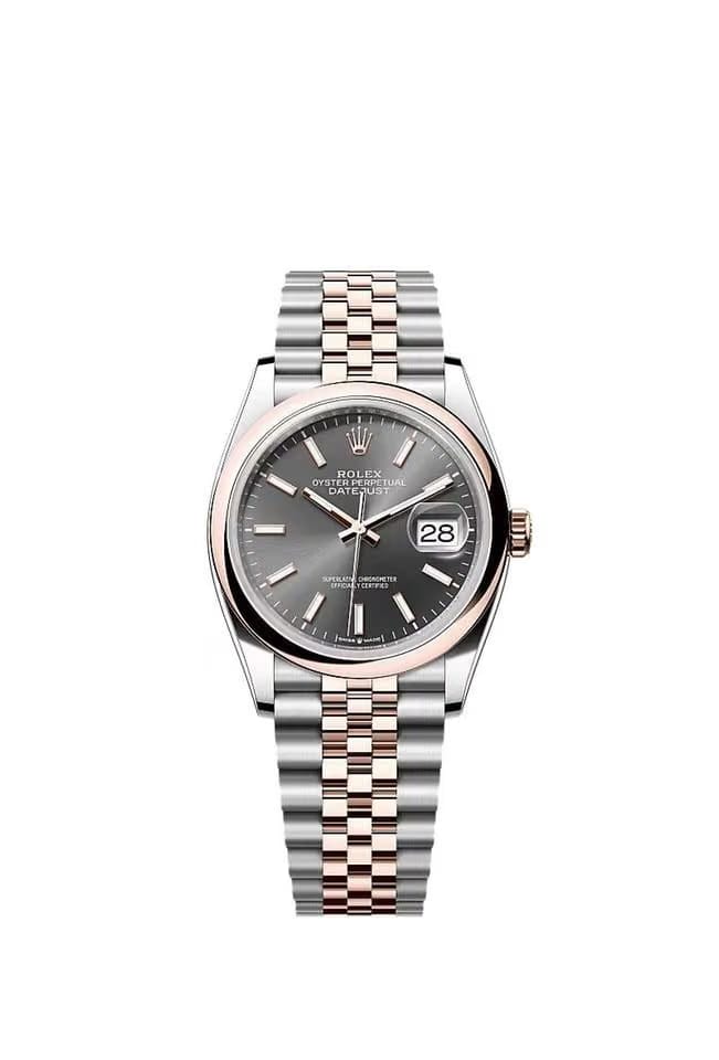 Rolex | Datejust | 126201 | Gold/Steel | 36 x 44 mm | Gold/Steel | Grey | Automatic