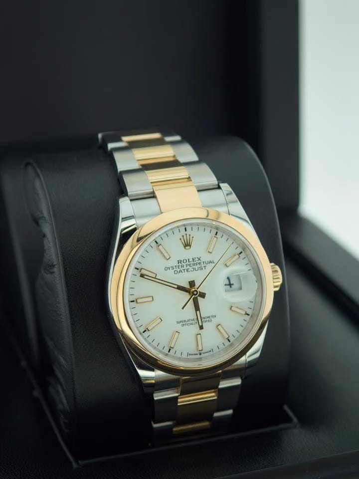 Rolex | Datejust | 126203 | Gold/Steel | 36 x 44 mm | Gold/Steel | White | Automatic