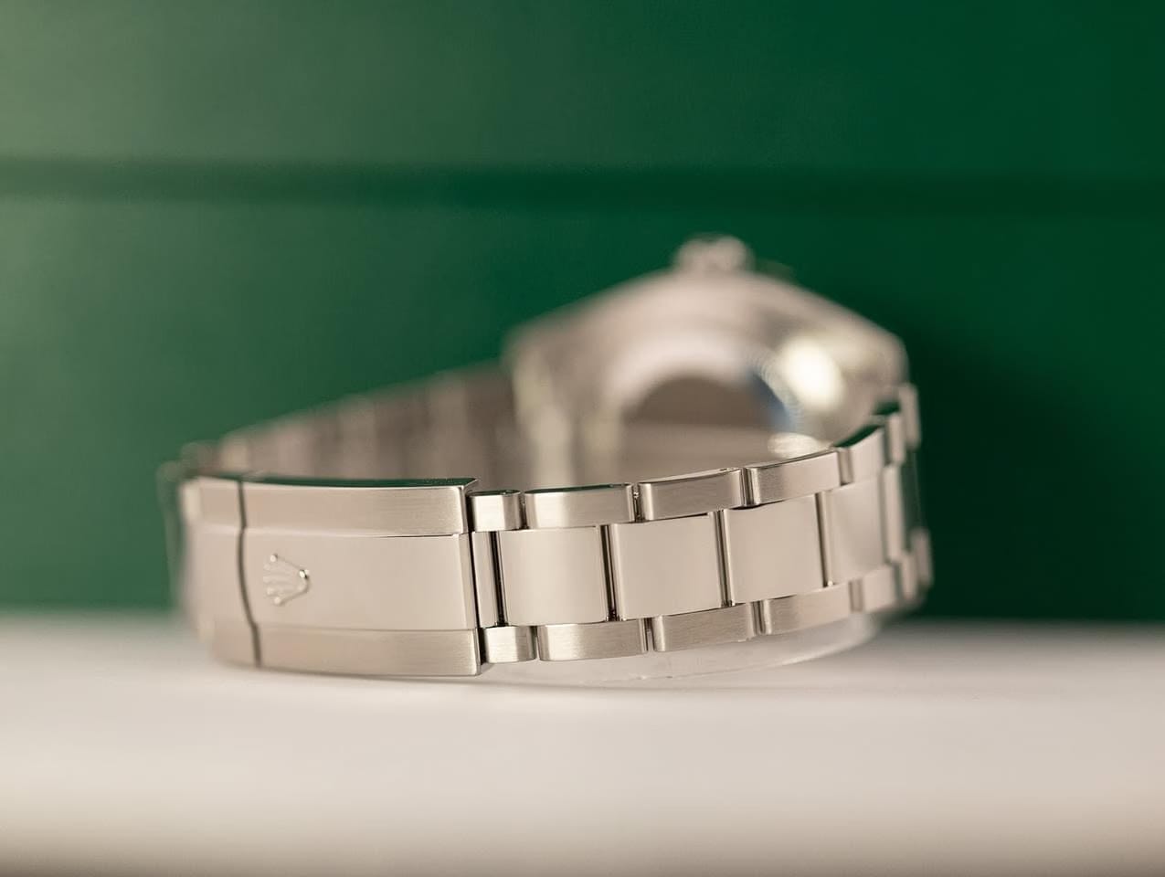 Rolex | Datejust | 126334 | White gold and steel | 41 mm | Steel | Green | Automatic