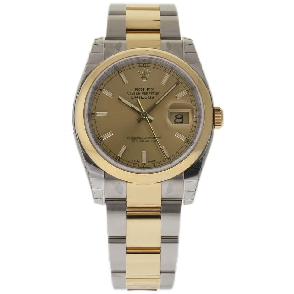 Rolex | Datejust | 116203 | Steel | 36 mm | Gold/Steel | Champagne | Automatic