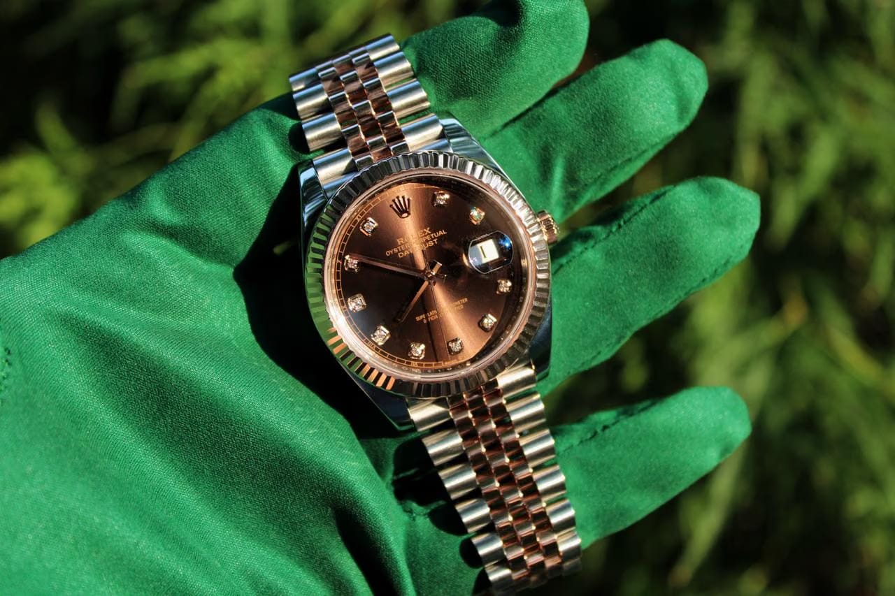 Rolex | Datejust | 126331 | Steel | 41 mm | Gold/Steel | Brown | Automatic