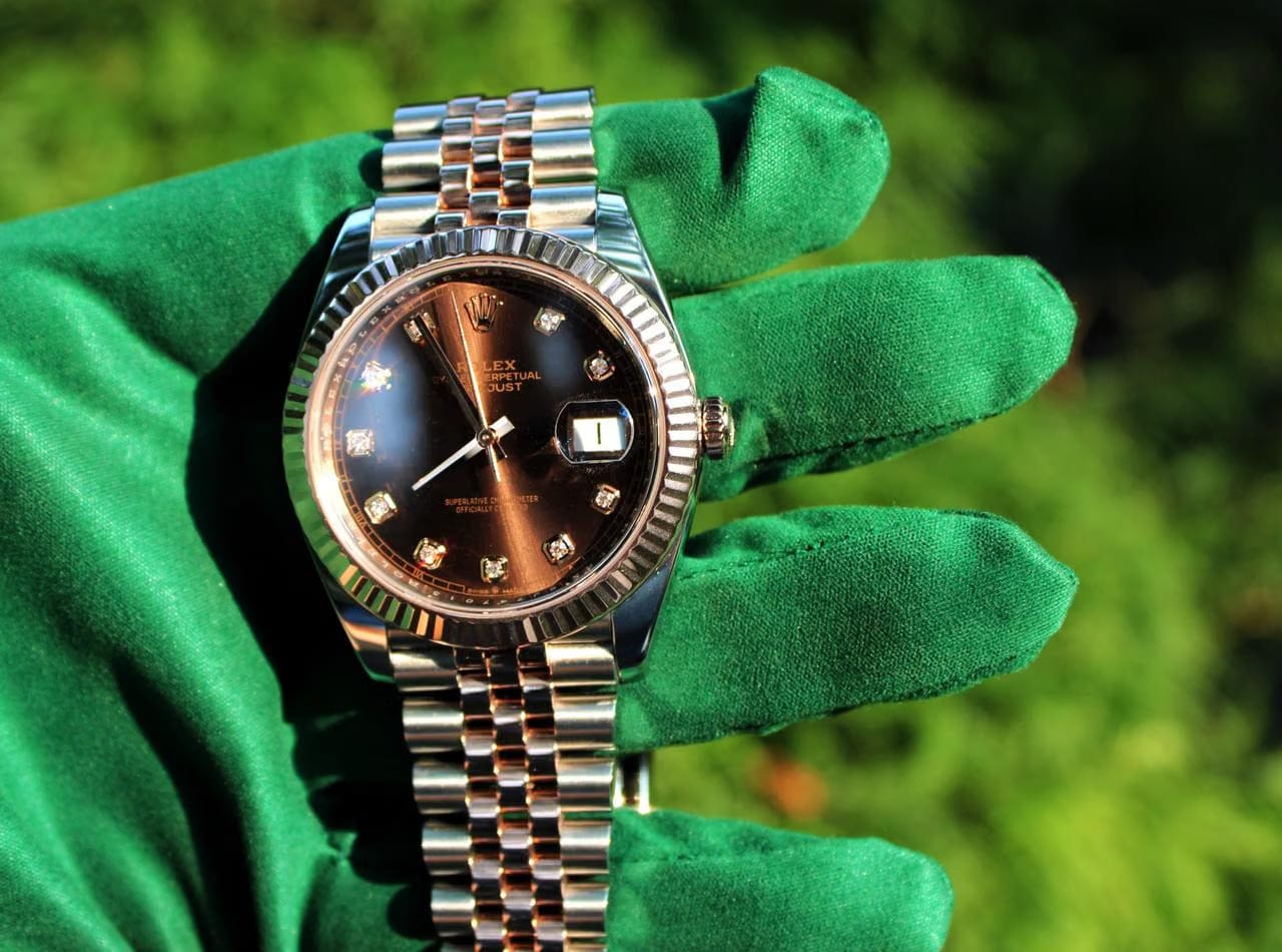 Rolex | Datejust | 126331 | Steel | 41 mm | Gold/Steel | Brown | Automatic